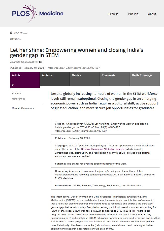 Let her shine: Empowering women and closing India’s gender gap in STEM